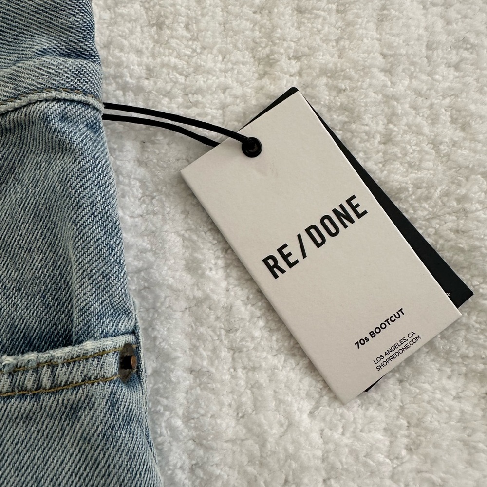 Brand new RE/DONE 70s bootcut jeans with tags. Never worn.